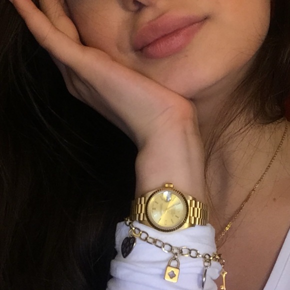 ROLEX WATCH,OYSTER PERPETUAL DATEJUST,18K automatic 26mm Presidential band 75,9g - Picture 10 of 10